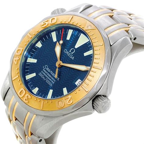 omega seamaster yellow gold